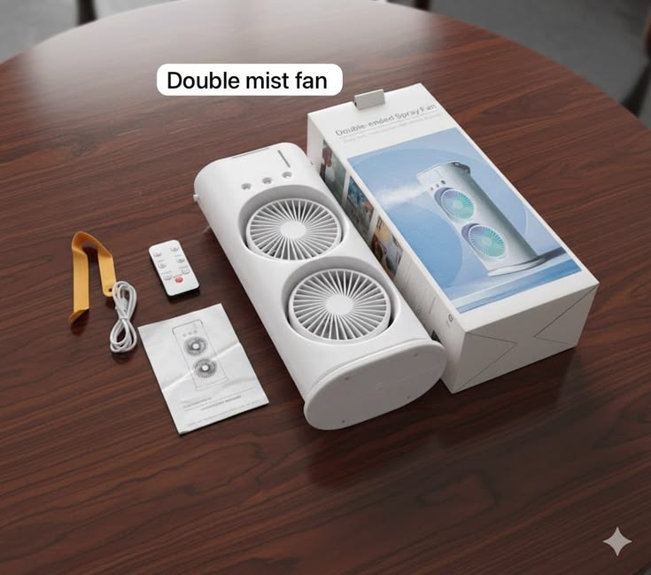 Portable Double Ended Misting Fan